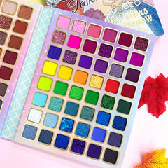 96 Colors Rainbow Tone Eyeshadow Palette Halloween Makeup