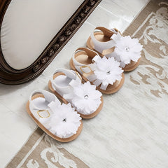 Baby Girls Flower Open Toe Sandals Lightweight Anti Slip Sandals