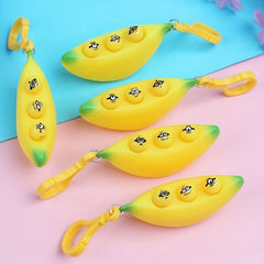 Banana Key Chain Keyring Funny Bag Backpack Pendant