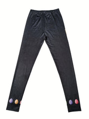 Rabbit Print High Waist Leggings for Women