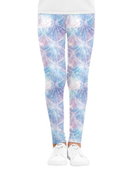 Girls Stretch Soft Leggings Elastic Waist Thin Pants Kids Summer Clothes