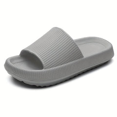 Men's Slip On Platform Slides Open Toe Slippers