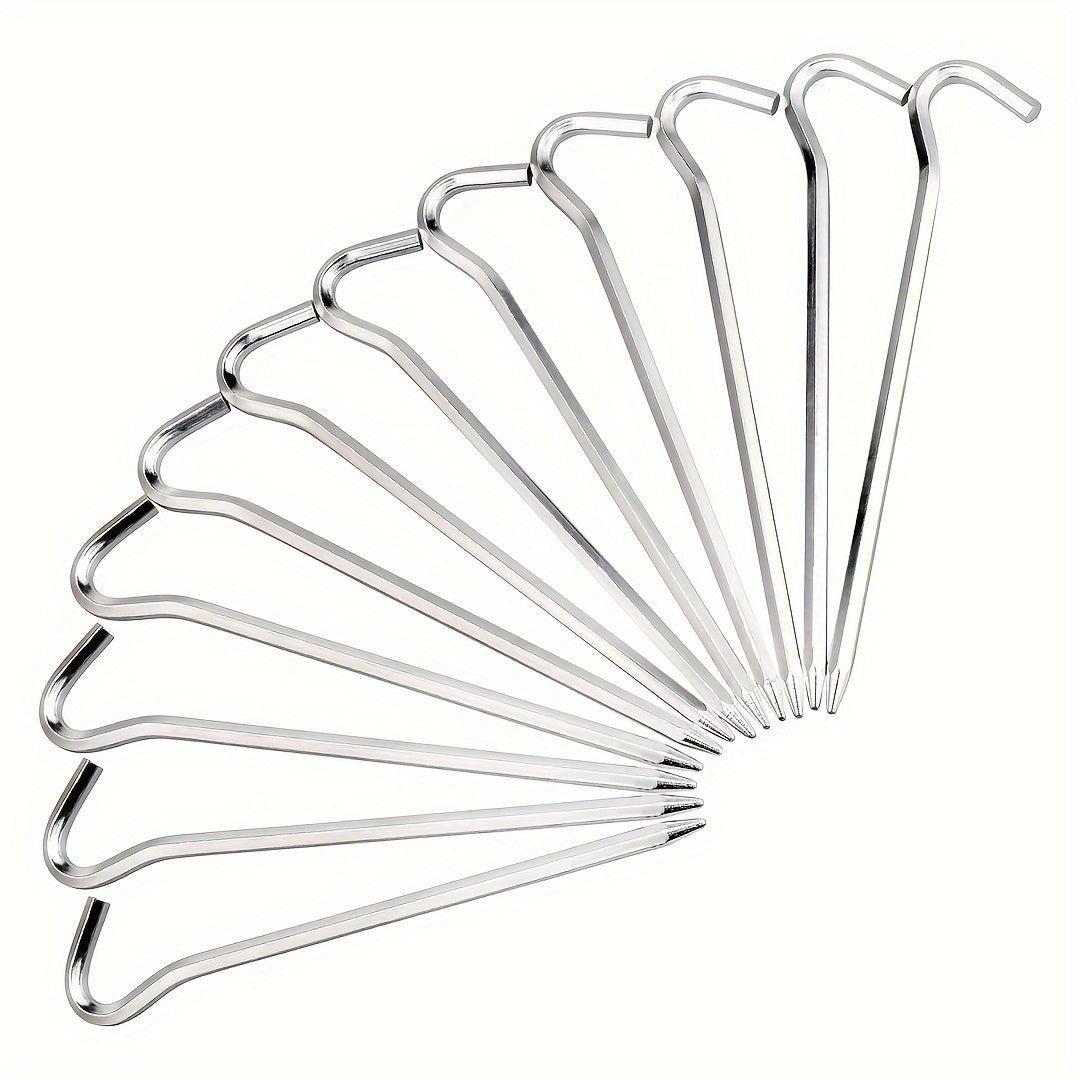 10pcs Tent Nails 7 Inch Garden Camping Awnings Nails