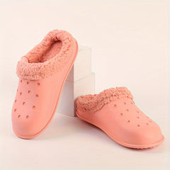 Women's Winter Fleece Lined Warm Clogs - Indoor & Outdoor