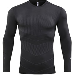Boys Skinny Base Layer Top For Sports Training Gym Kids Clothes
