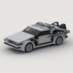 Back to the Future Delorean Time Machine Model Building Blocks Set