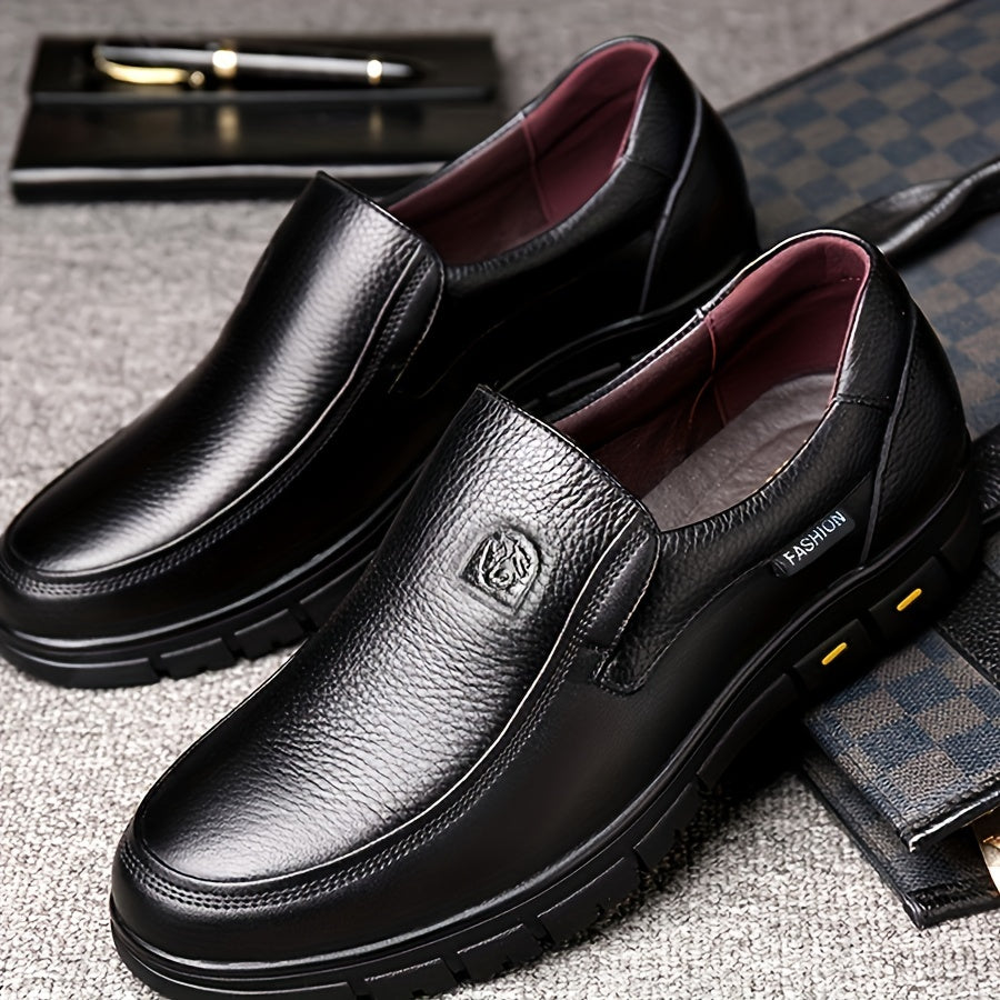 Men's Round Toe Oxford Dress Shoes Non Slip Formal Shoes