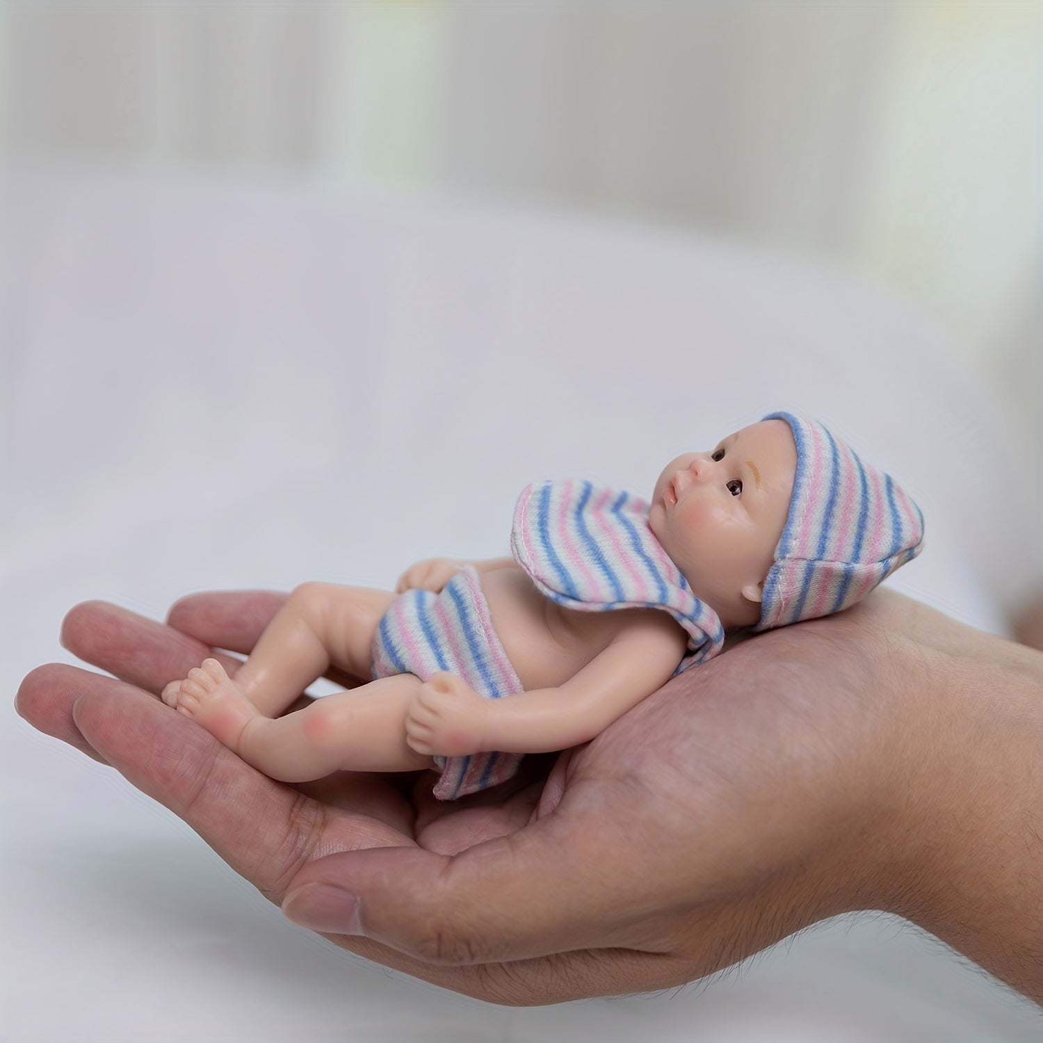 6" 15 24 cm Reborn Baby Doll Full Silicone Body Toy For Kids