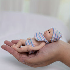 6" 15 24 cm Reborn Baby Doll Full Silicone Body Toy For Kids