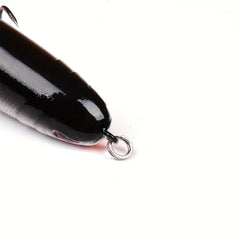 5 Pack Whopper Plopper Fishing Lures with Soft Tail, 13.2g Heavy Metal