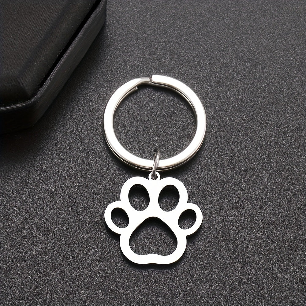 Cartoon Dog Paw Keychain - Stylish Accessory for Bags and Keys