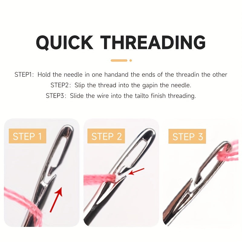 12pcs Side Hole Hand Sewing Needles Household Sewing Tools