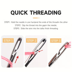 12pcs Side Hole Hand Sewing Needles Household Sewing Tools