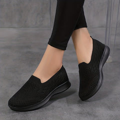 Women's Solid Walking Shoes Breathable Running Shoes