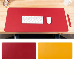 Double Sided Faux Leather Table Mat Waterproof Desk Writing Board