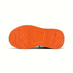 Boy's Lace Up Soft Sole Patchwork Sneakers | Comfy Non Slip Shoes