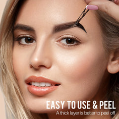 Tear Off Eyebrow Gel Tint Film Semi Permanent Brow Tint 3 Days Waterproof