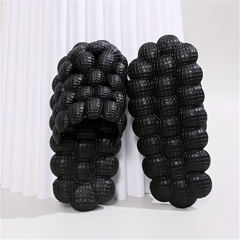 Women's Solid Soft Bubble Slippers Beach Indoor & Outdoor Slippers
