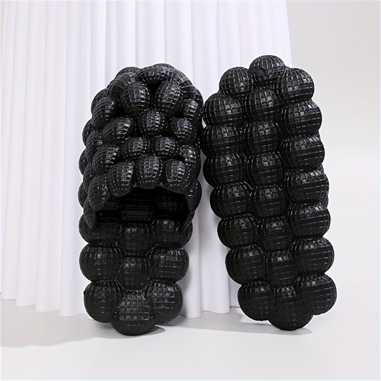 Women's Solid Soft Bubble Slippers Beach Indoor & Outdoor Slippers