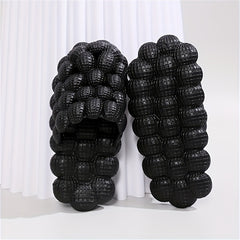 Women's Solid Soft Bubble Slippers Beach Indoor & Outdoor Slippers
