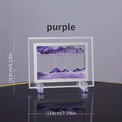 Square 3D Sand Painting Office Gift