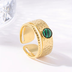 Personalized Stainless Steel Open Ring