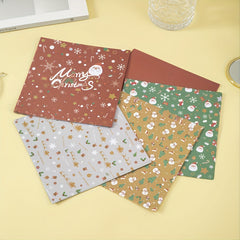 Adult Christmas Elements Double Sided Origami Paper Kit 50 Sheets
