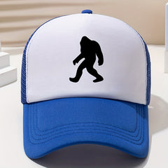 Orangutan Printed Baseball Cap Mesh Breathable Peaked Cap