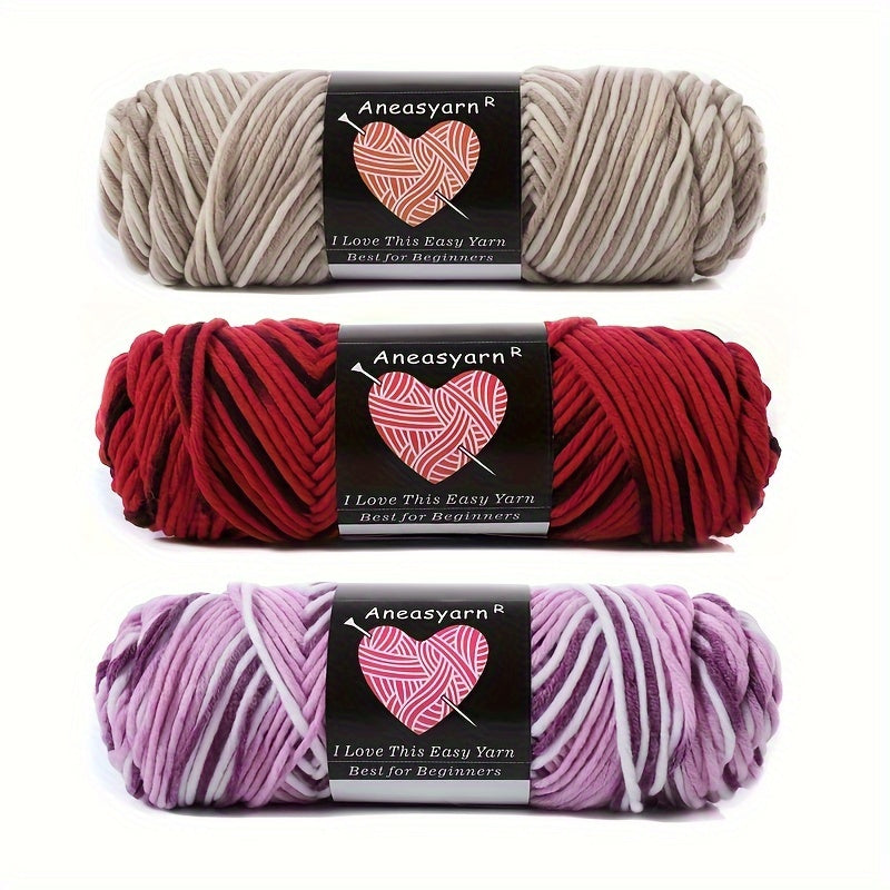 95g Crochet Fancy Yarn Multicolor Hand Knitting Crocheting Hat Scarf Sweater