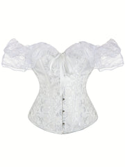 Lace Corset Bustier Tummy Control Body Shaper