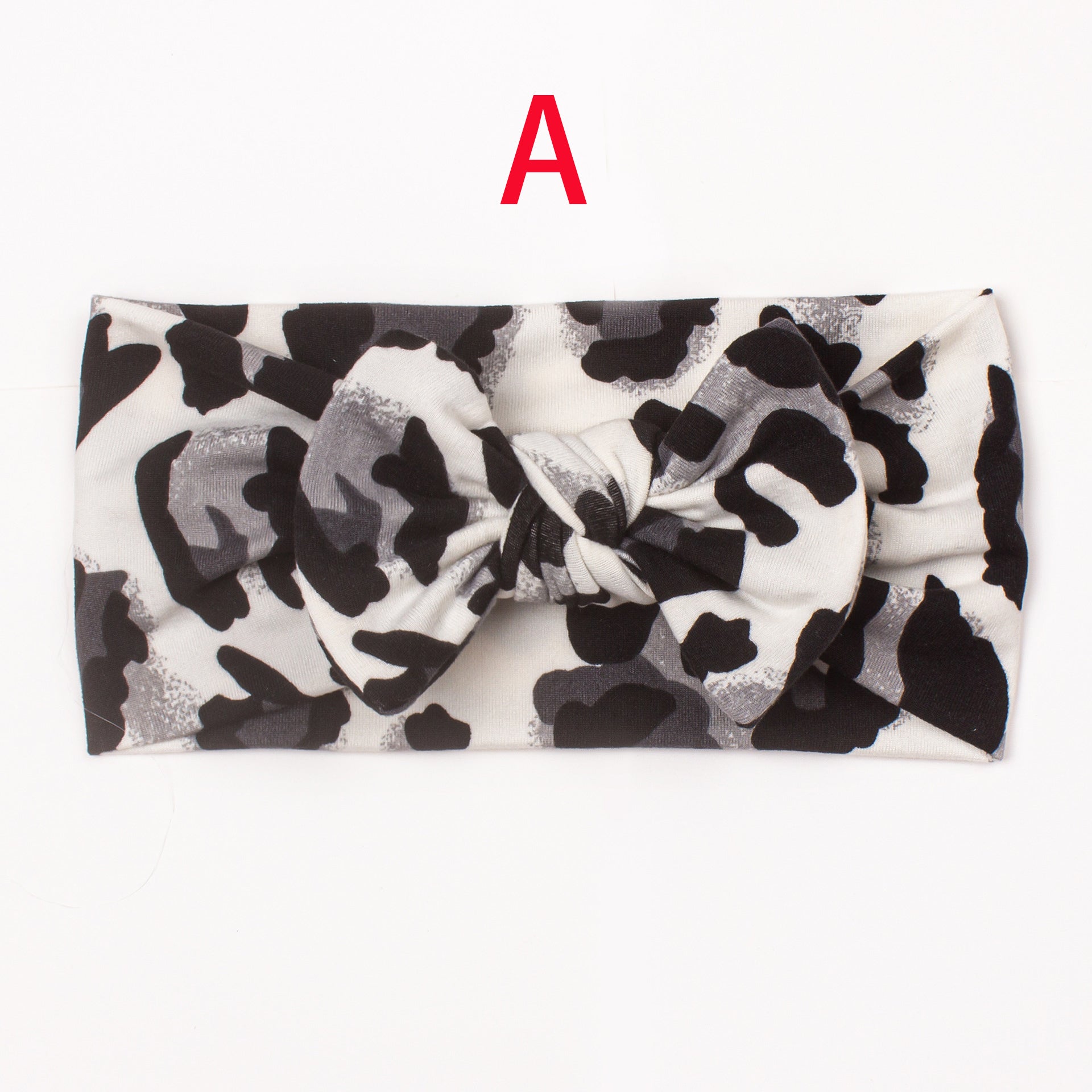 Leopard Print Bow Hair Band Headwear for Baby Girls