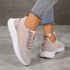 Women's Lace-up Mesh Running Shoes