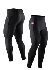 Men's Compression Sports Leggings High Waist Quick Dry Pants