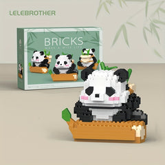 Panda Brick Set 2800pcs Micro Bead Building Blocks Toy Figurine Collectible