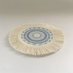 Boho Style Placemat Heat Insulation Dining Kitchen Anti Scald Mat