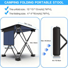 Camping Folding Stool Carry Bag Portable Outdoor Hiking Fishing BBQ Beach
