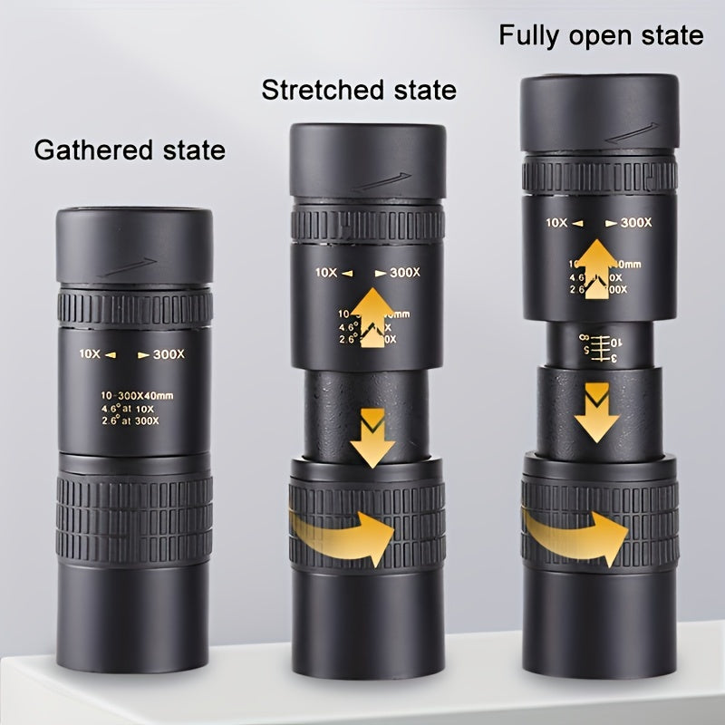 HD Portable Monocular With BAK4 Prism - Bird Watching Travel Sightseeing