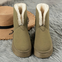 Non slip Warm Tube Snow Boots Thick Bottom Shoes Women's Footwear