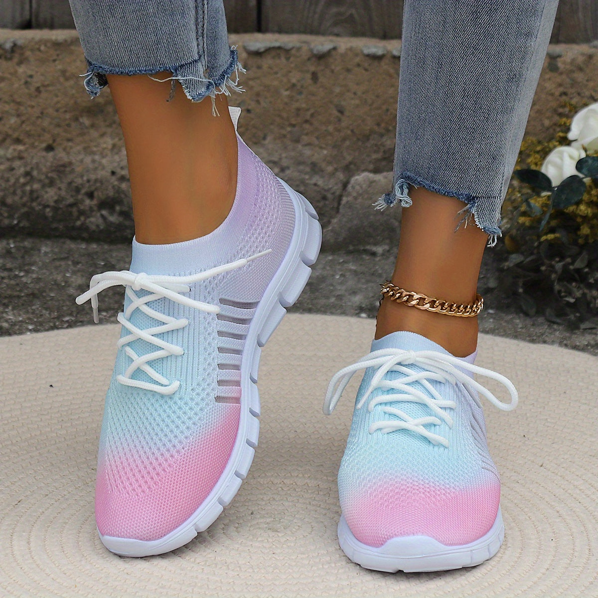 Women's Breathable Tennis Sports Shoes Lightweight Non slip