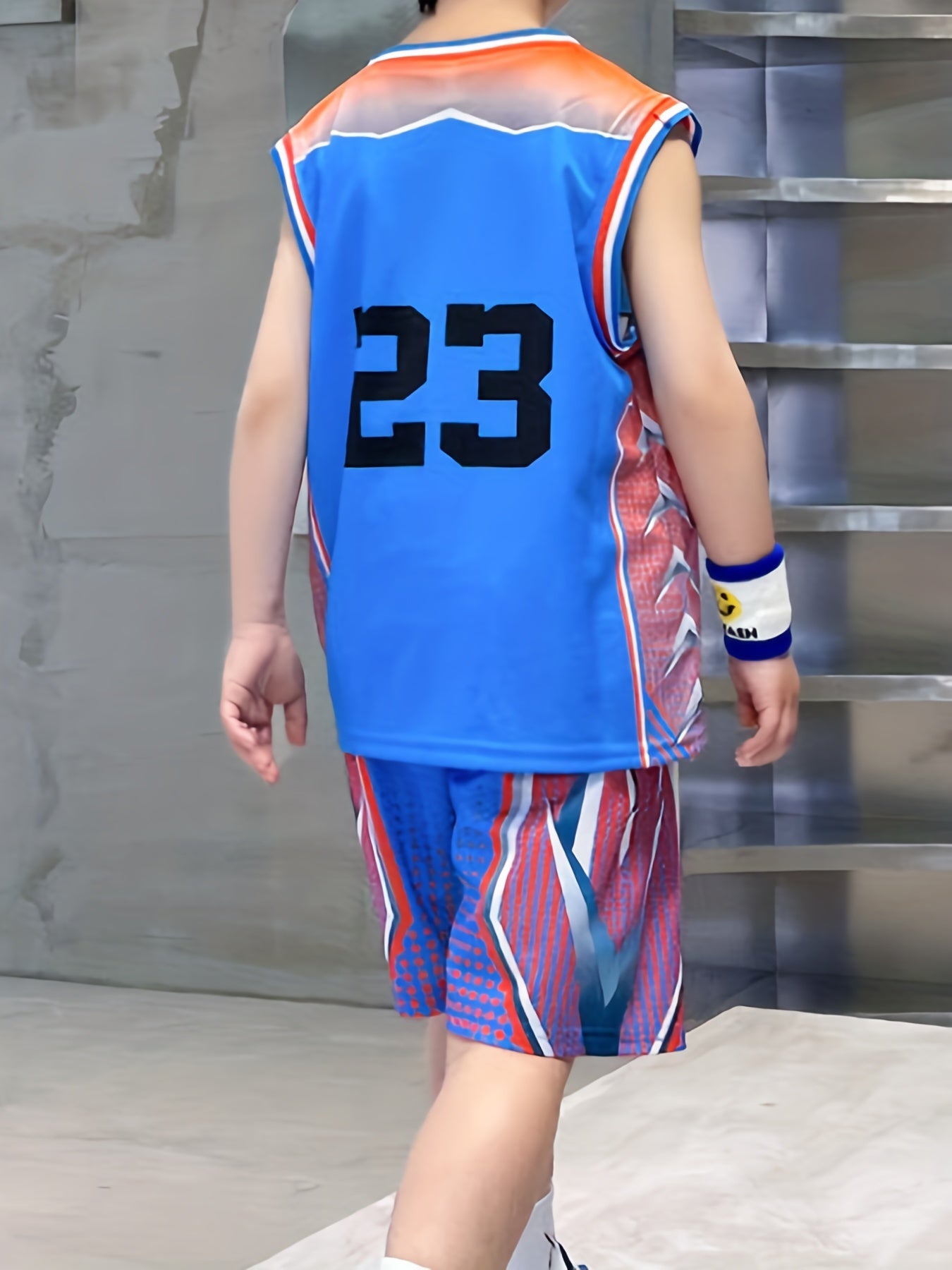 Boys Basketball Tank Top Shorts Set for Summer