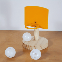 Parrot Mini Basketball Toy Set Educational Training Stand Perch