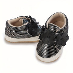 Flower Sneakers for Baby Girls Lightweight Non Slip Shoes
