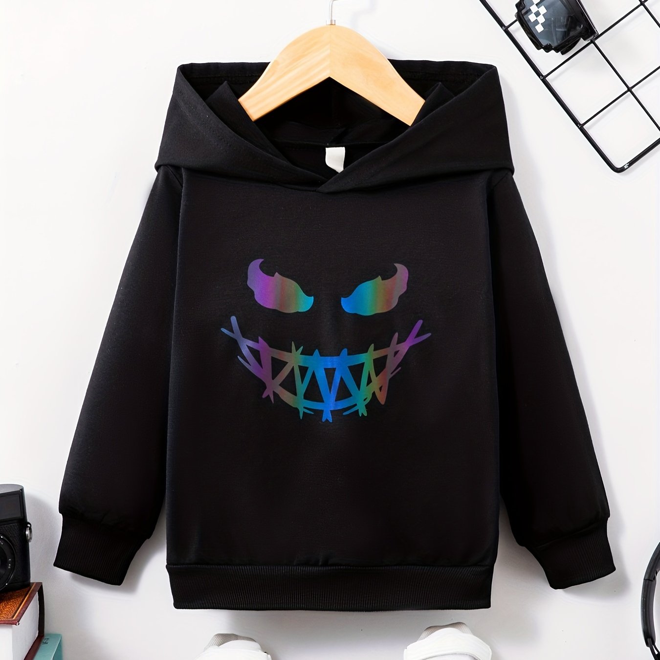 Boys Casual Hooded Sweatshirt for Spring Fall