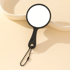 Round Makeup Vanity Mirror with Handle - Beauty Mirror