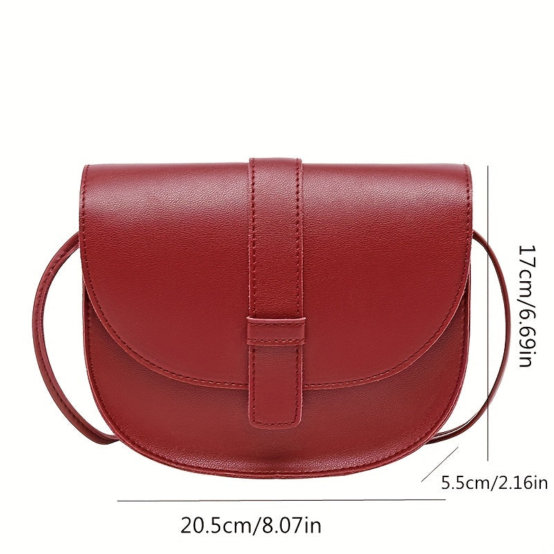 Shell Shaped Crossbody Bag PU Leather Mobile Phone Bag for Girls