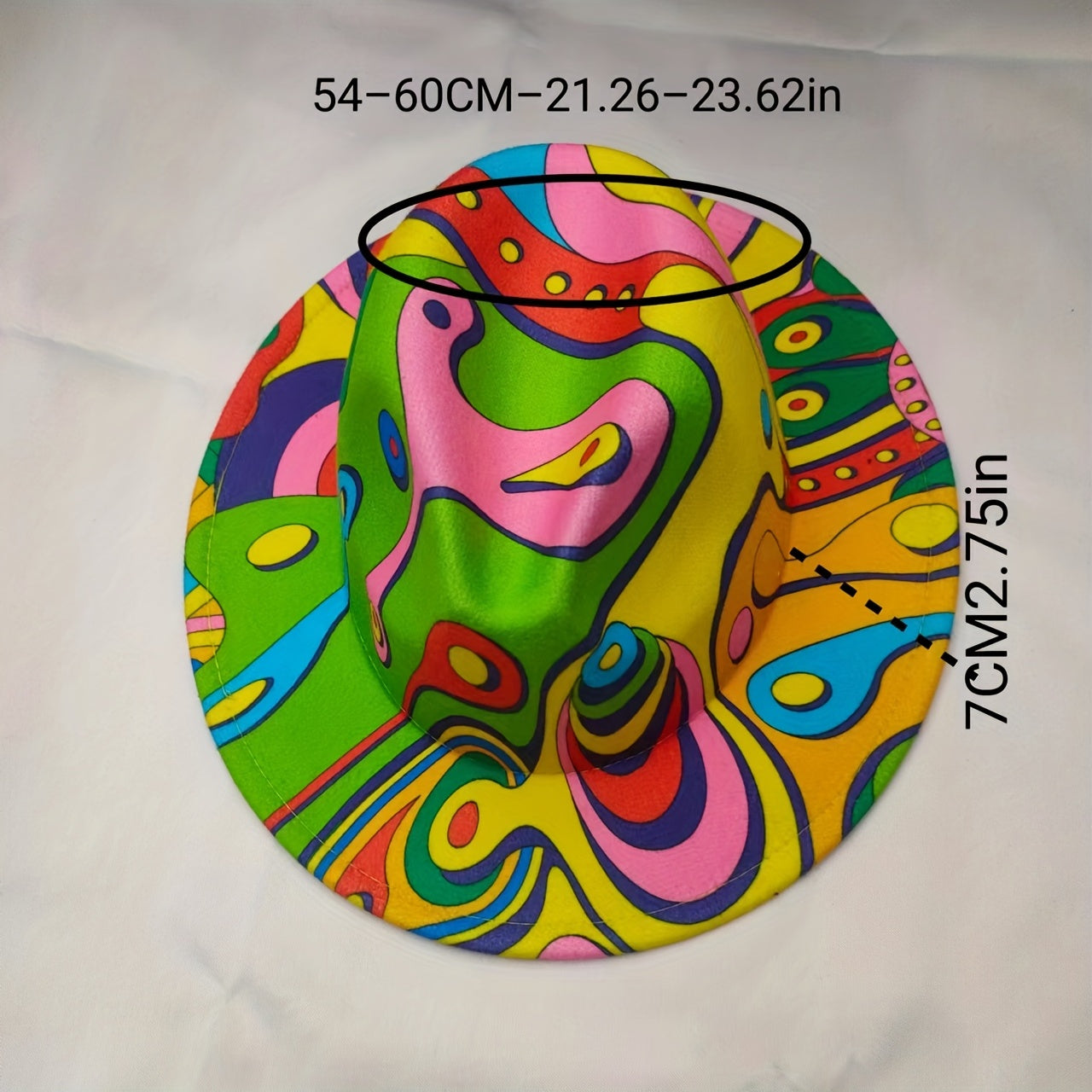 Graffiti Jazz Hat All-match Woolen Adjustable