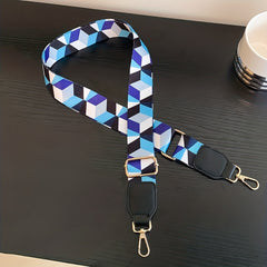 Geometric Pattern Bag Strap Lightweight Adjustable Accessories