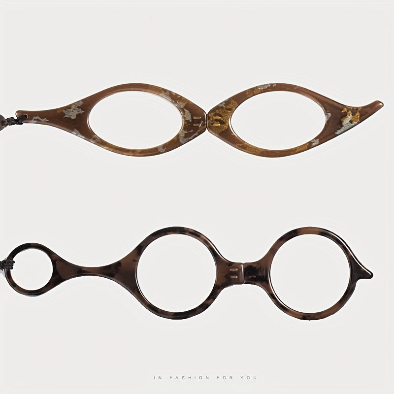 Portable Folding Glasses Necklace Readers Lightweight Presbyopic Glasses