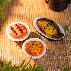 Sichuan Cuisine Resin Craft Blind Bag DIY Decorations