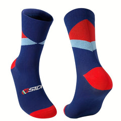 Geometric Pattern Mid calf Socks for Outdoor Activities